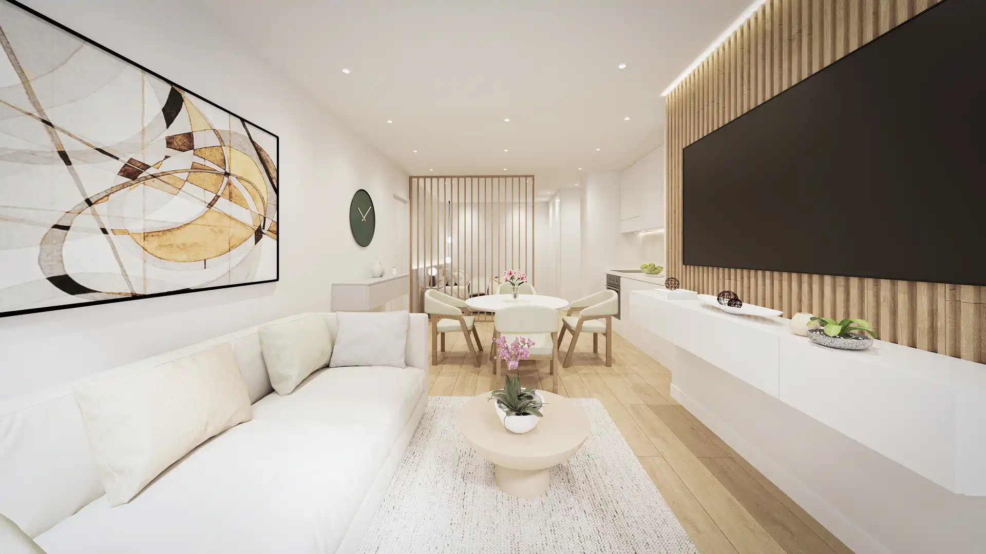 Living room of Study for sale in San Vicente del Raspeig / Sant Vicent del Raspeig  with Air Conditioner, Parquet flooring and Oven