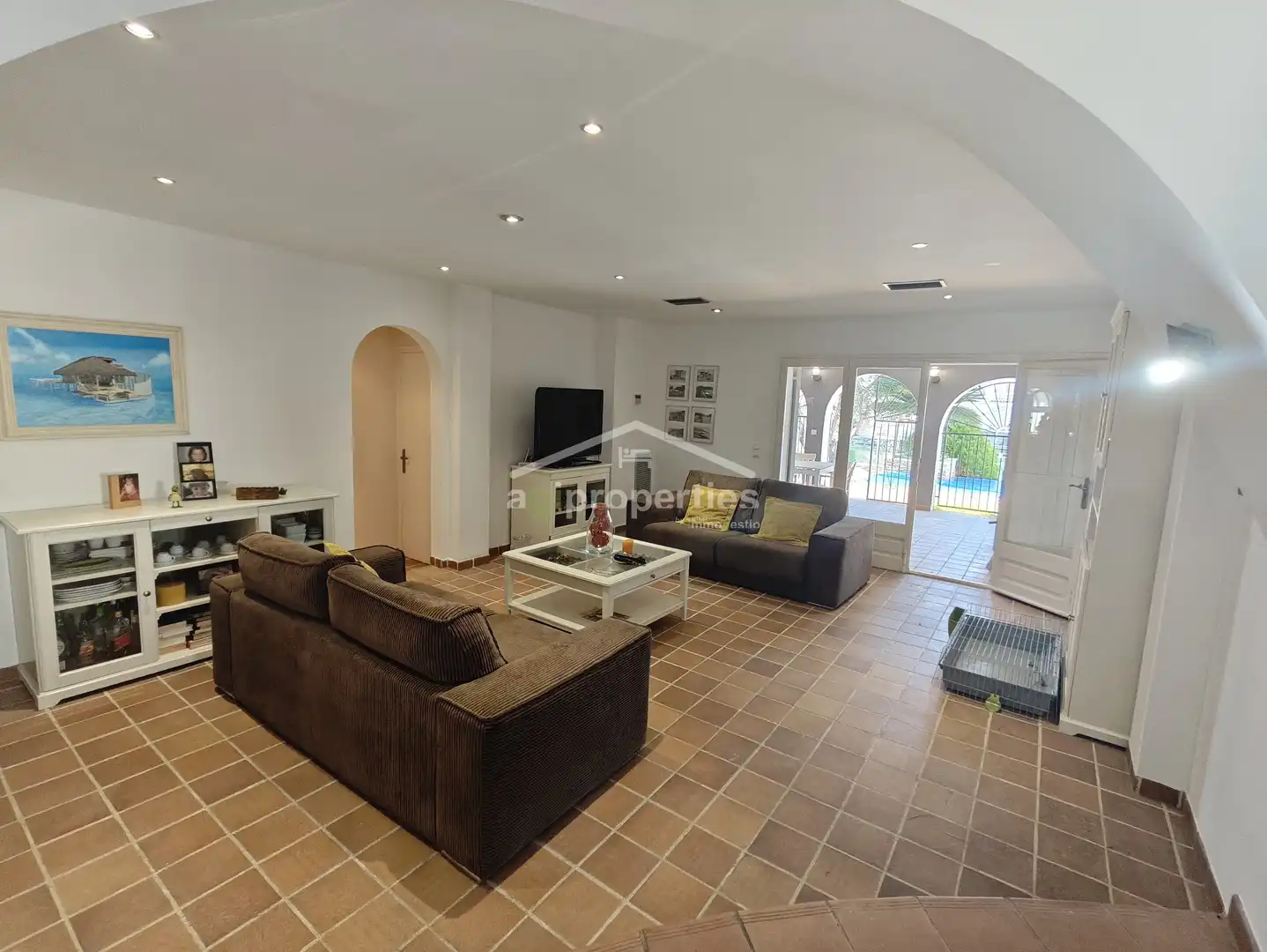 Sala d'estar de Casa o xalet en venda en Empuriabrava