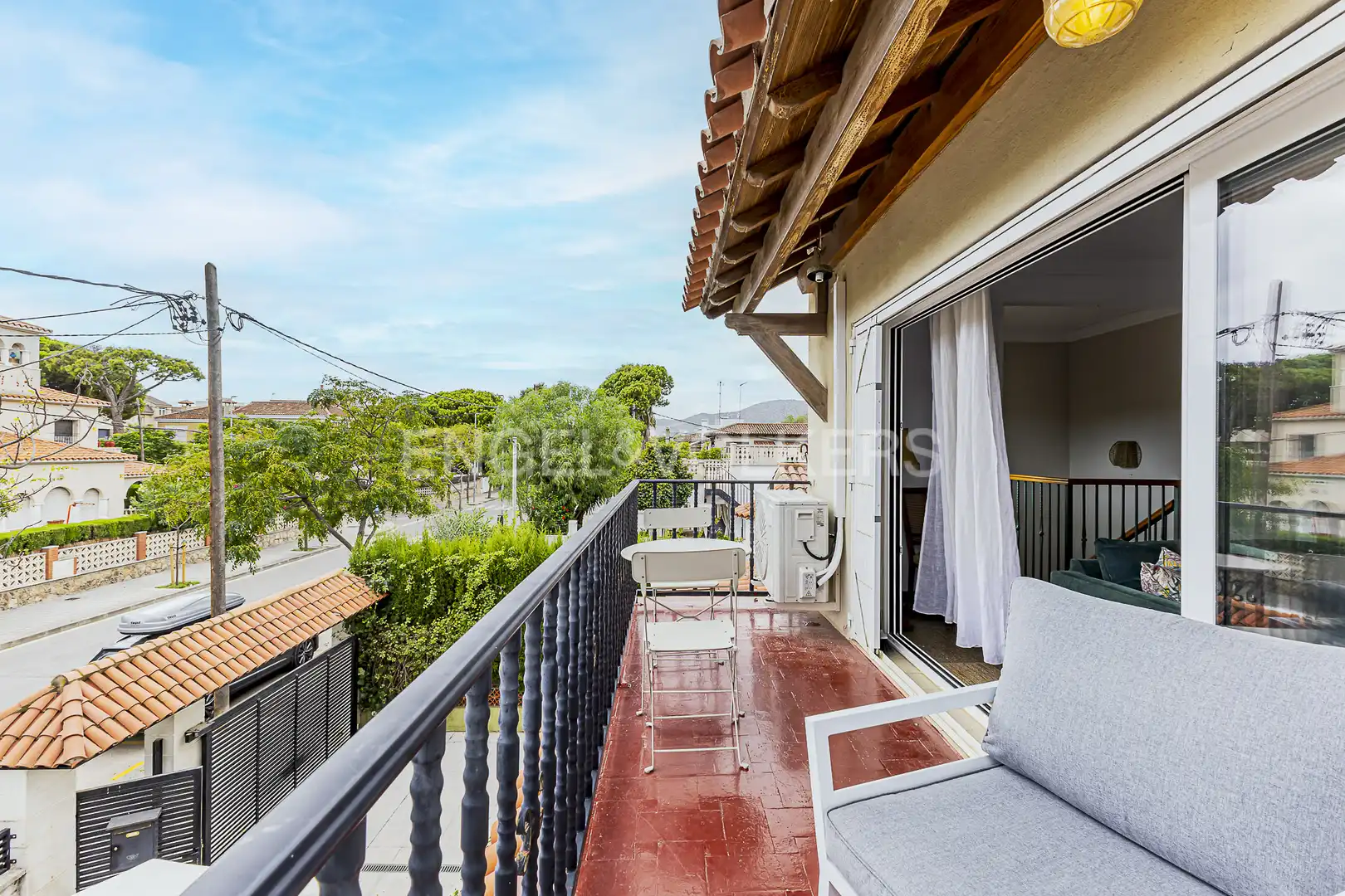 Balcony of Flat for rent in Castelldefels  with Air Conditioner, Heating and Private garden