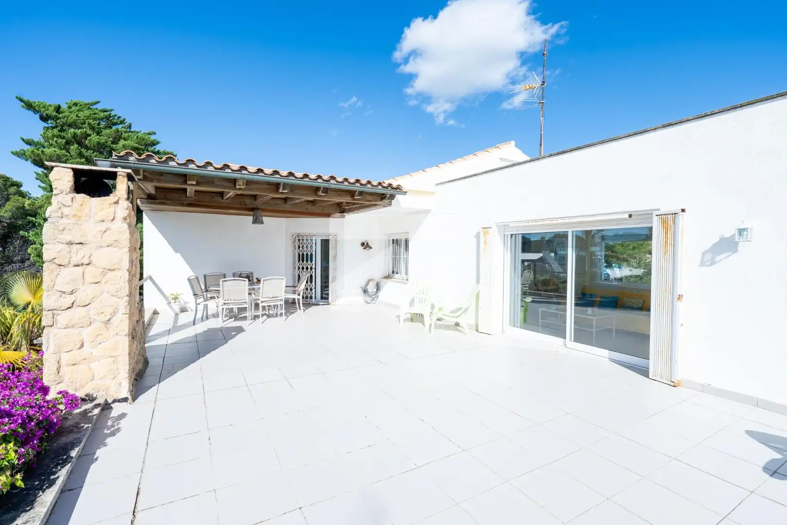 Terraza de Casa o chalet en venta en Torredembarra con Aire acondicionado, Calefacción y Jardín privado
