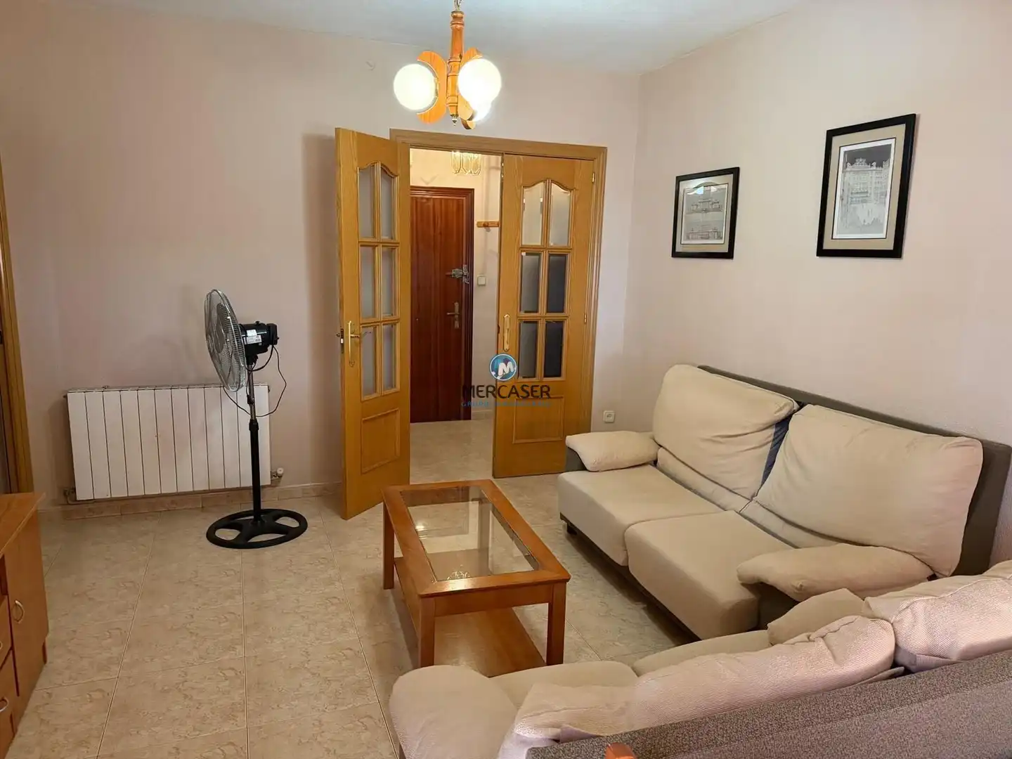Wohnzimmer von Wohnung zur Miete in Alcalá de Henares mit Heizung, Möbliert und Balkon