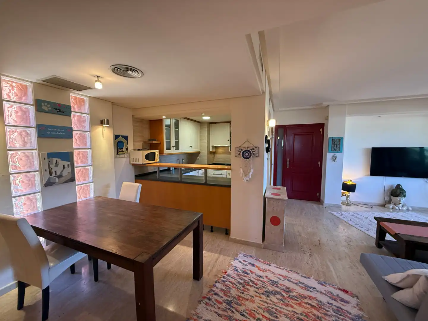 Cocina de Apartamento en venta en Santa Eulària des Riu con Aire acondicionado, Calefacción y Terraza