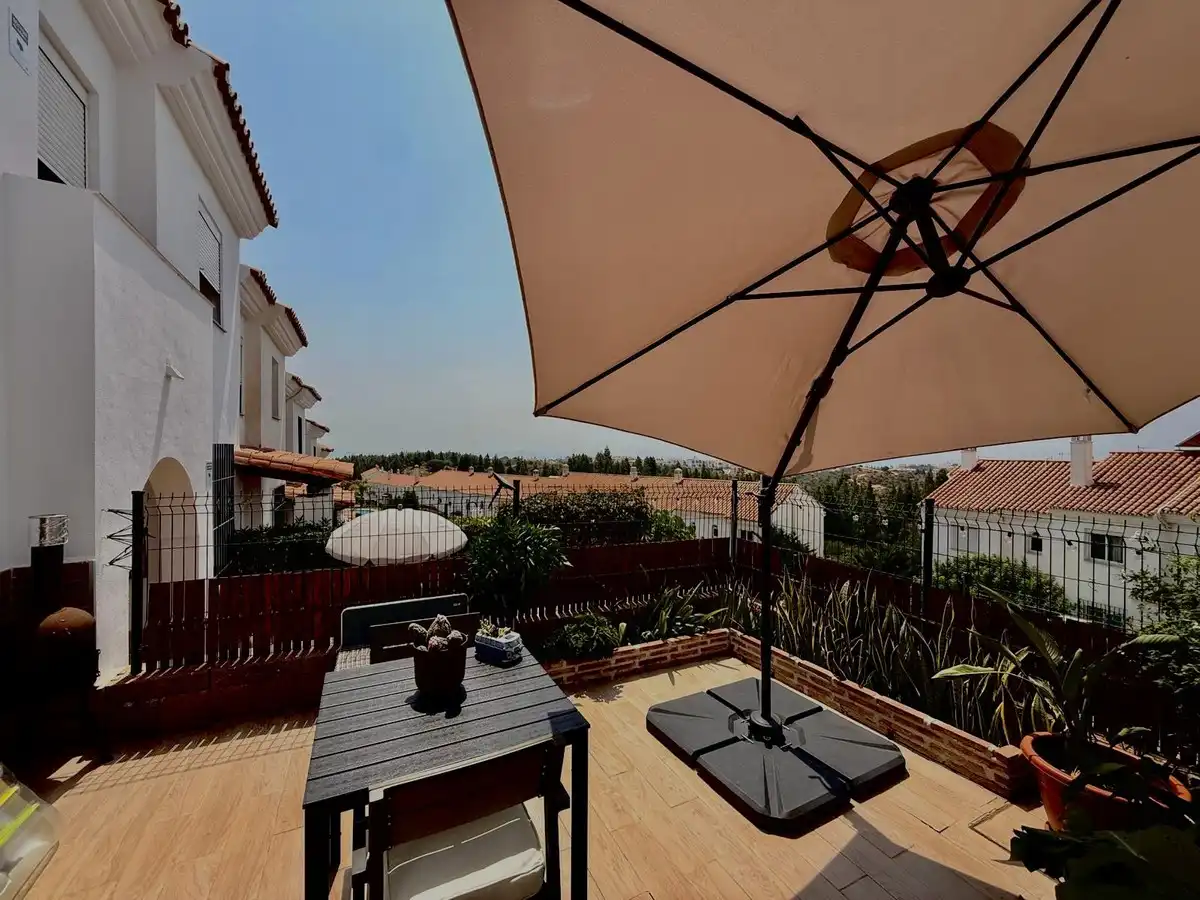 Terrassa de Casa adosada en venda en Mijas amb Aire condicionat, Calefacció i Terrassa