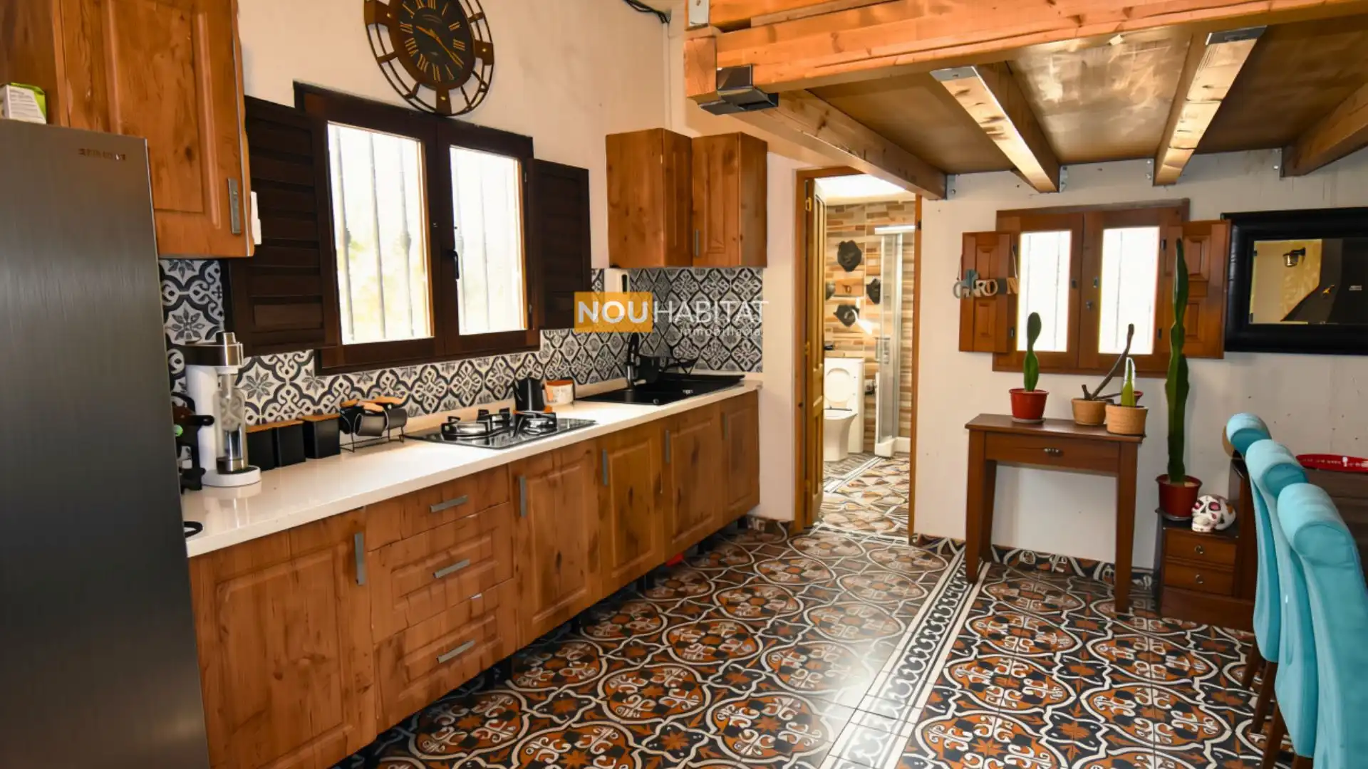 Cocina de Casa o chalet en venta en Montroi / Montroy con Aire acondicionado, Jardín privado y Terraza