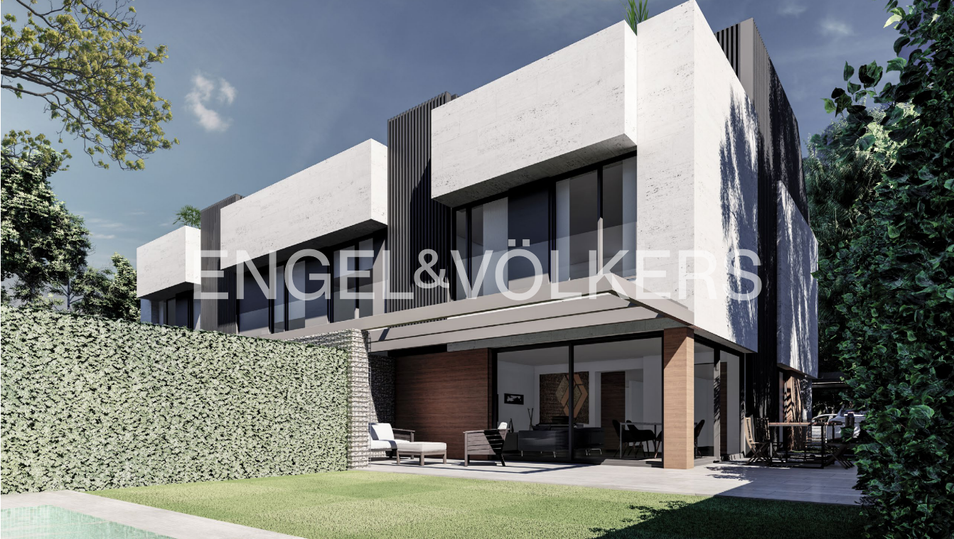 Exterior view of House or chalet for sale in Pozuelo de Alarcón  with Heating, Private garden and Swimming Pool