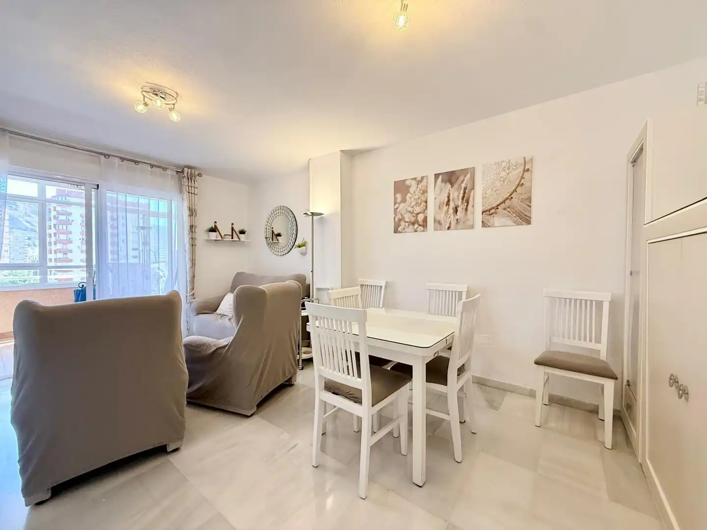 Dining room of Flat for sale in Roquetas de Mar  with Air Conditioner, Heating and Terrace