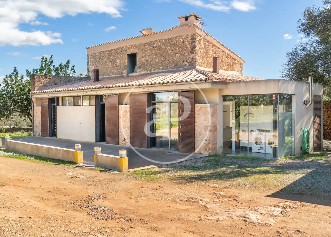 Vista exterior de Casa o xalet en venda en  Palma de Mallorca amb Aire condicionat, Calefacció i Jardí privat