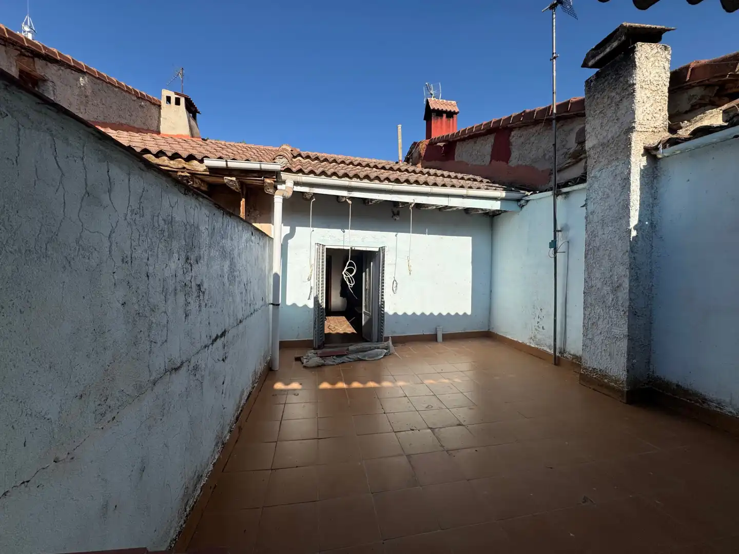 Exterior view of Country homes for sale in Castillejo de Robledo  with Heating, Terrace and Storage room