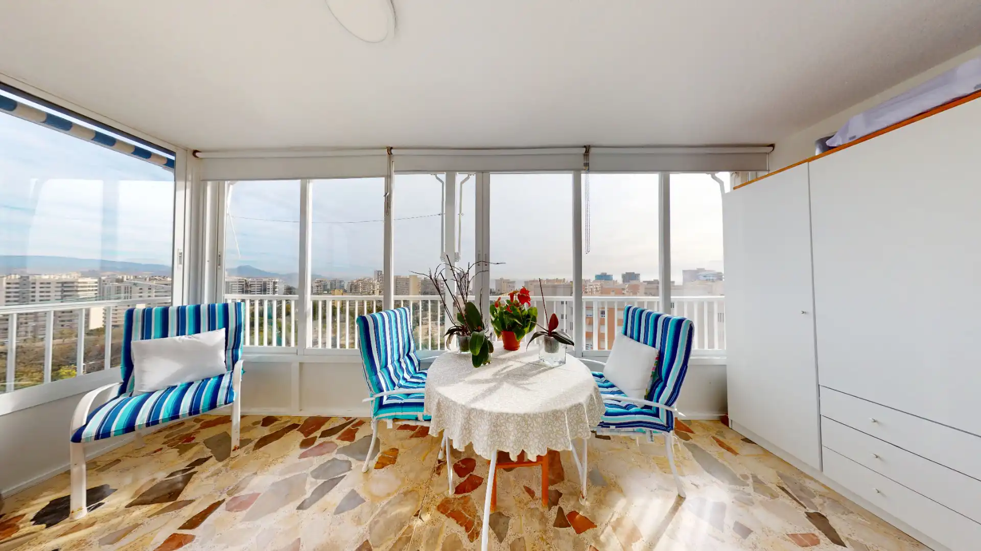 Bedroom of Flat for sale in Alicante / Alacant  with Air Conditioner, Heating and Terrace