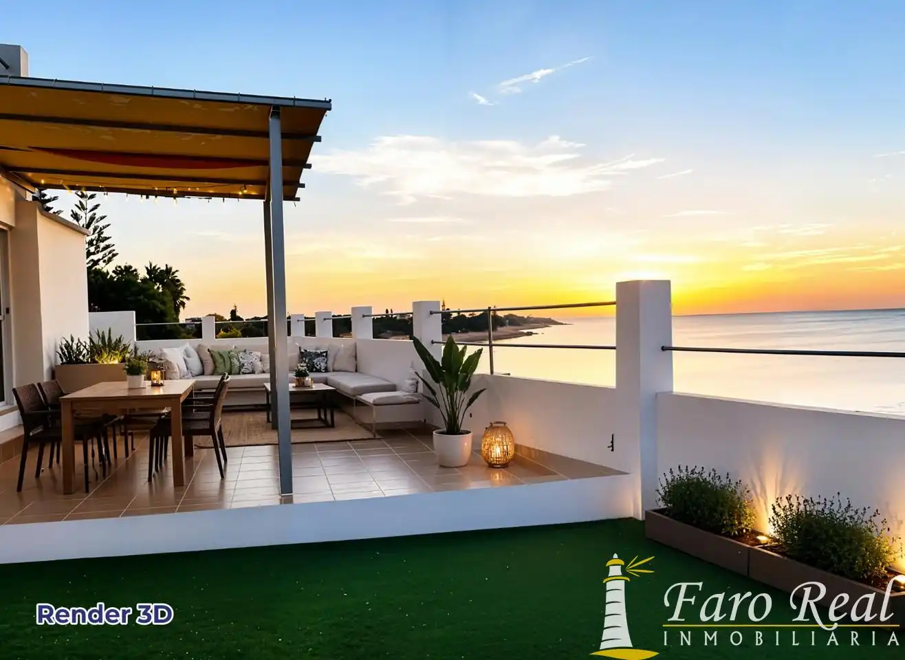 Terraza de Casa o chalet en venta en Chipiona con Aire acondicionado, Calefacción y Jardín privado