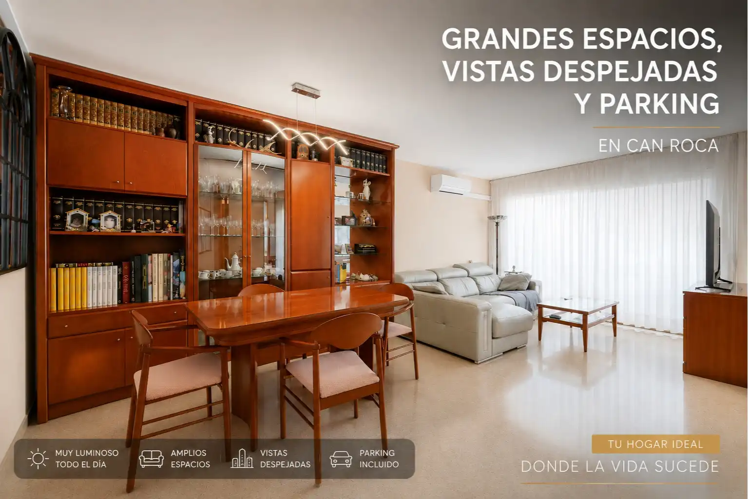 Sala de estar de Piso en venta en Terrassa con Aire acondicionado, Calefacción y Balcón