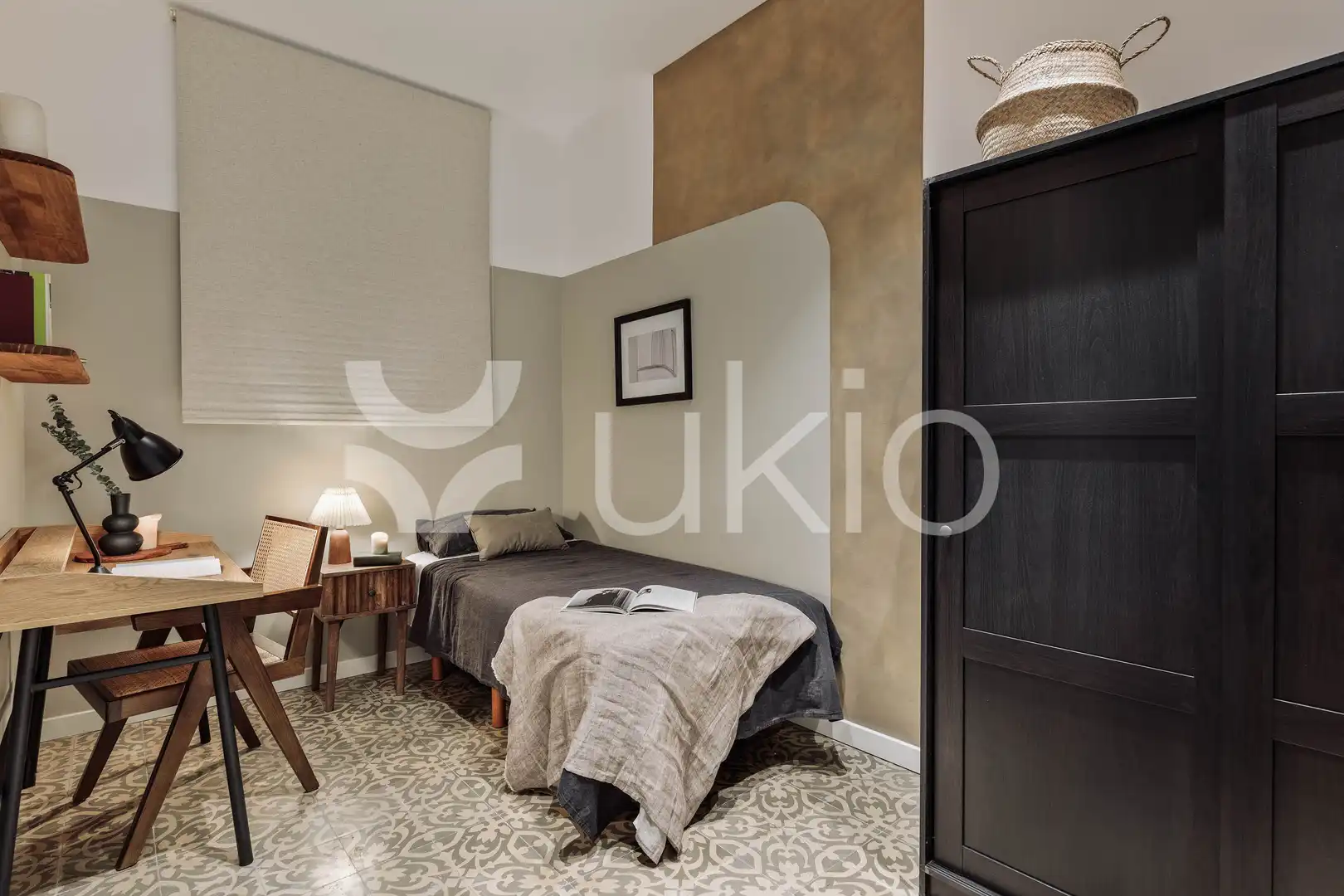 Habitación de Apartamento de alquiler en Barcelona con Aire acondicionado, Calefacción y Terraza