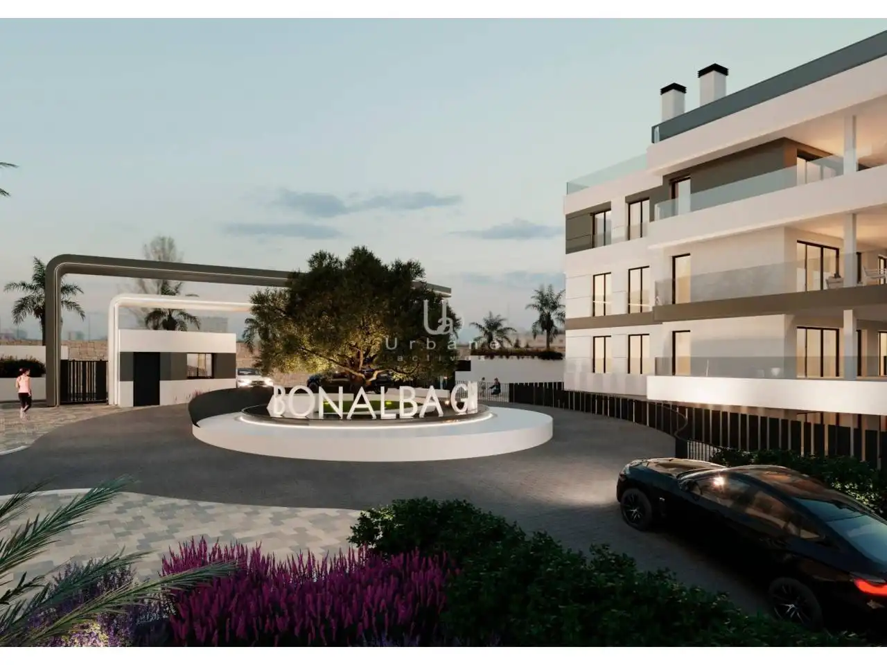 Exterior view of Attic for sale in Mutxamel  with Air Conditioner, Parquet flooring and Terrace