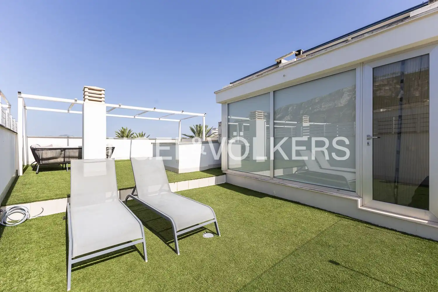 Terrace of Houses for rent in Dénia  with Air Conditioner, Heating and Private garden