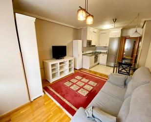 Sala d'estar de Pis de lloguer en Gijón  amb Calefacció, Parquet i Traster