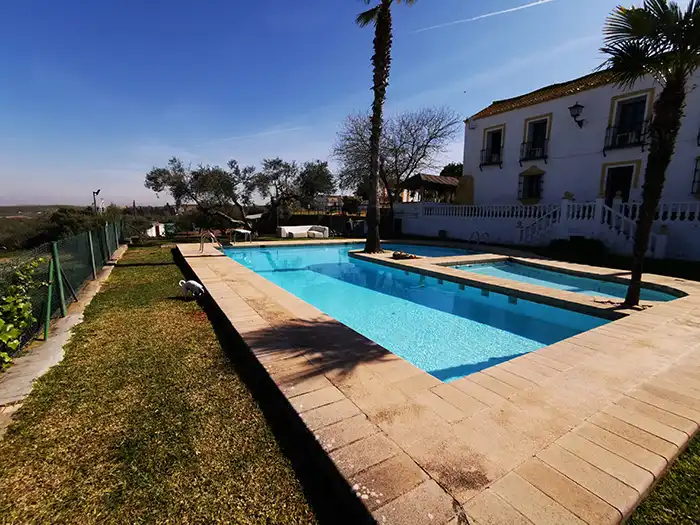 Swimming pool of Country homes for sale in Alcalá de Guadaira  with Air Conditioner, Heating and Private garden