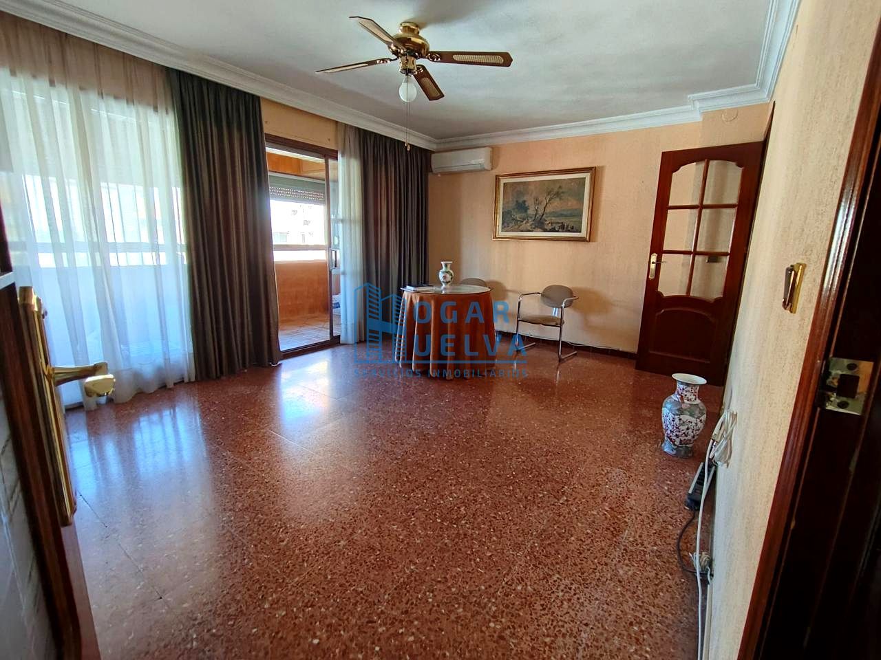 Living room of Flat for sale in  Huelva Capital  with Air Conditioner and Terrace