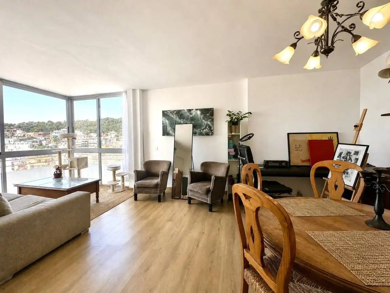 Living room of Flat for sale in  Palma de Mallorca  with Air Conditioner, Heating and Furnished