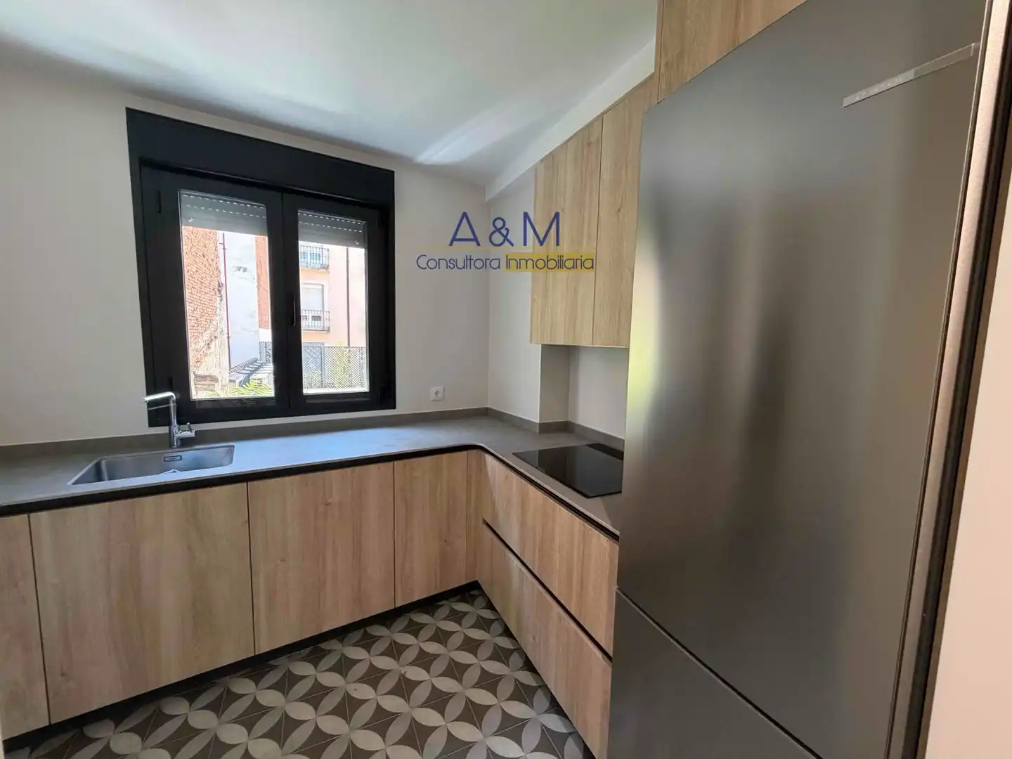 Cocina de Apartamento de alquiler en Valladolid con Aire acondicionado, Calefacción y Amueblado