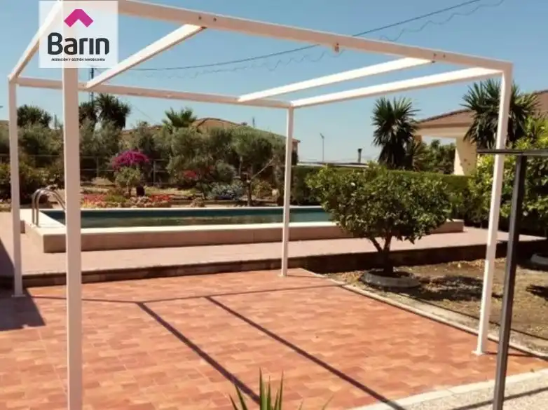 Terrassa de Casa o xalet en venda en La Guijarrosa amb Traster i Piscina comunitària