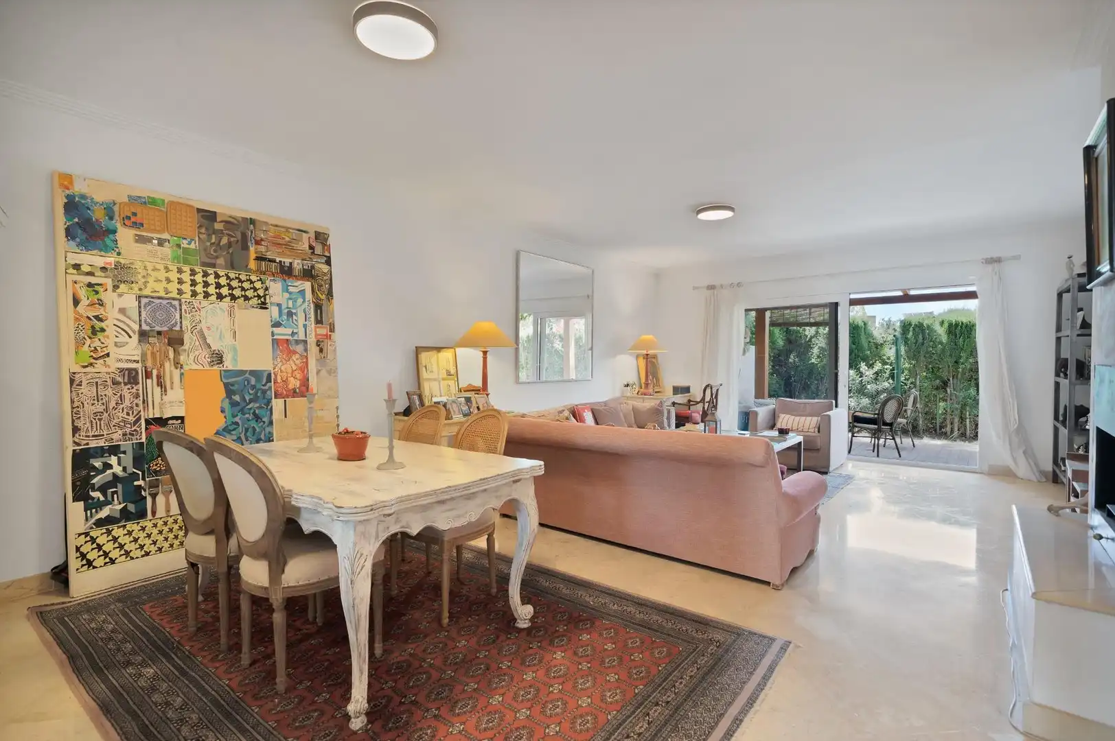 Comedor de Casa adosada en venta en Marbella con Aire acondicionado, Terraza y Trastero