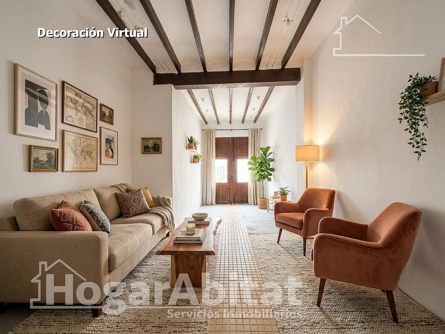 Sala d'estar de Casa o xalet en venda en Tavernes de la Valldigna amb Terrassa