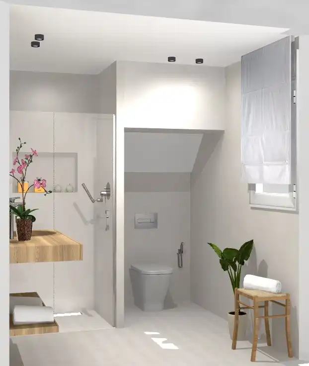 Baño de Casa o chalet en venta en Sant Cebrià de Vallalta con Aire acondicionado, Calefacción y Jardín privado