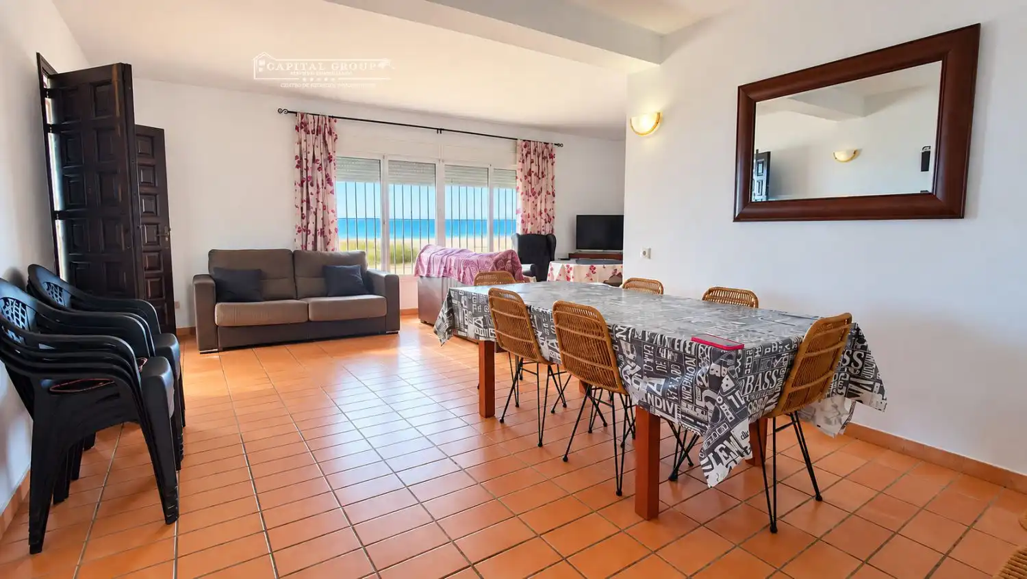 Dining room of Houses for sale in Punta Umbría  with Private garden, Terrace and Furnished