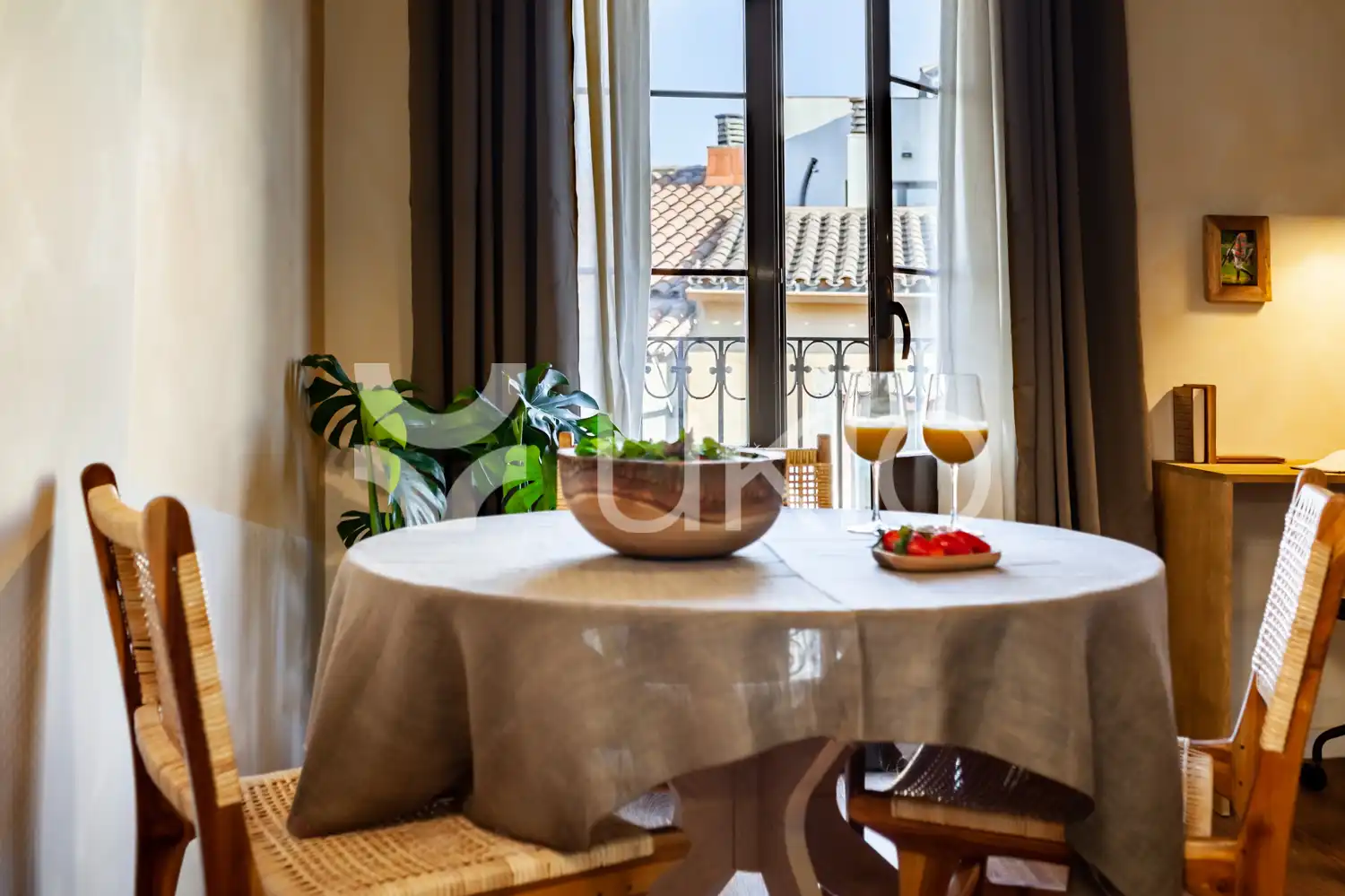 Dining room of Study for rent in Barcelona  with Air Conditioner, Heating and Terrace