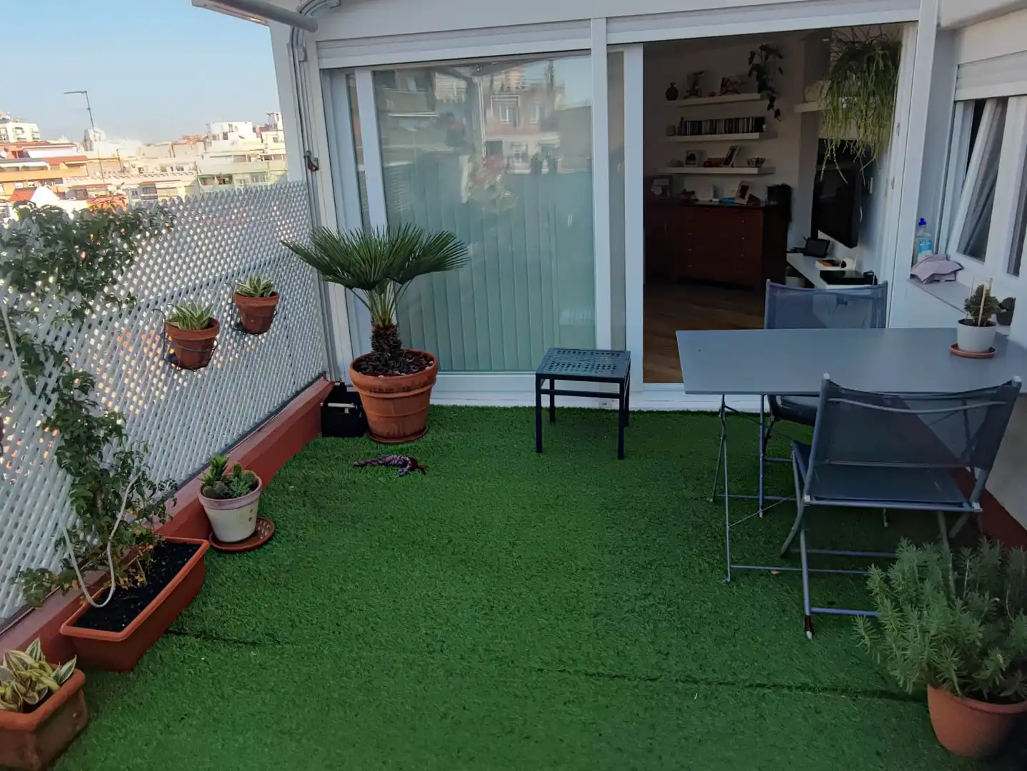 Terrasse von Dachboden zum Verkauf in Tarragona mit Klimaanlage, Heizung und Parkett