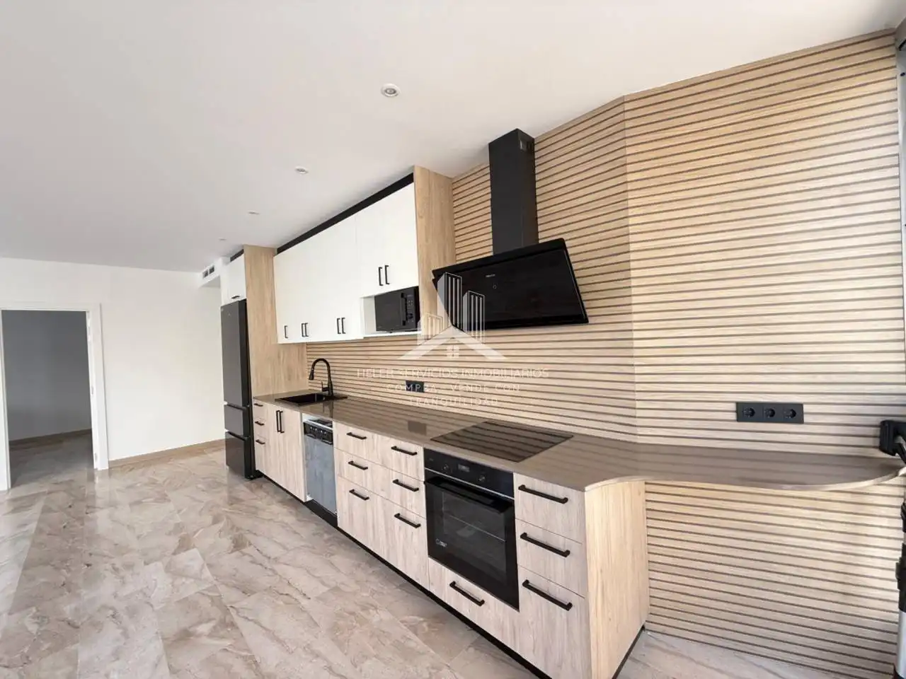 Cocina de Piso en venta en Castellón de la Plana / Castelló de la Plana con Aire acondicionado, Calefacción y Alarma