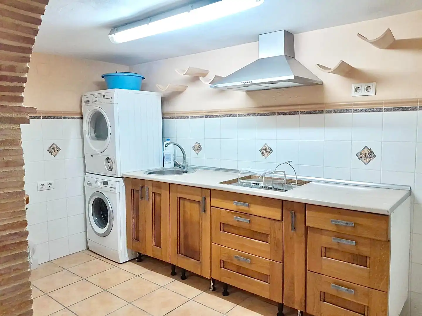 Cuina de Casa o xalet en venda en Sueca amb Aire condicionat, Terrassa i Piscina comunitària