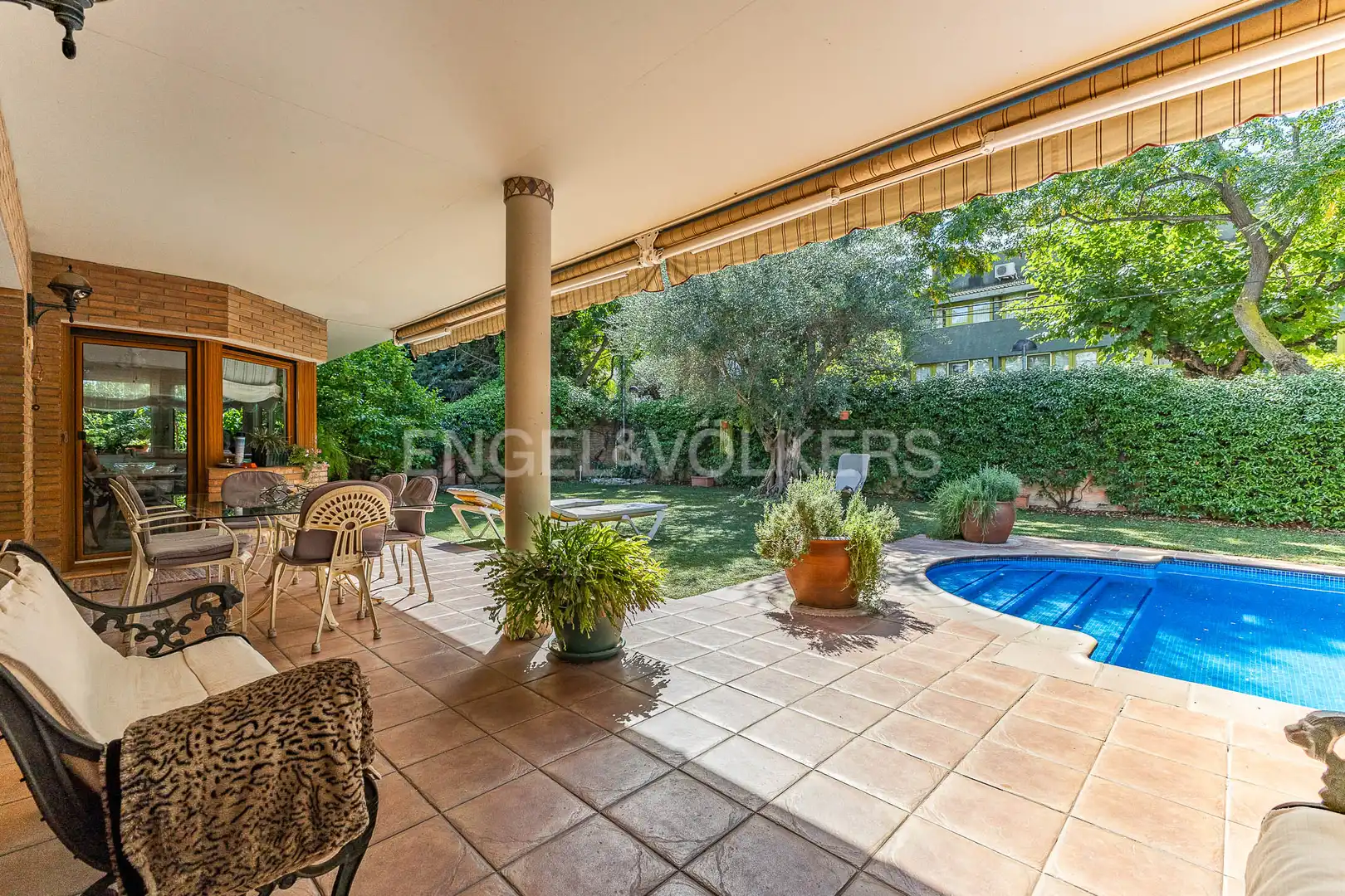 Jardín de Casa o chalet de alquiler en Sant Cugat del Vallès con Calefacción, Jardín privado y Piscina