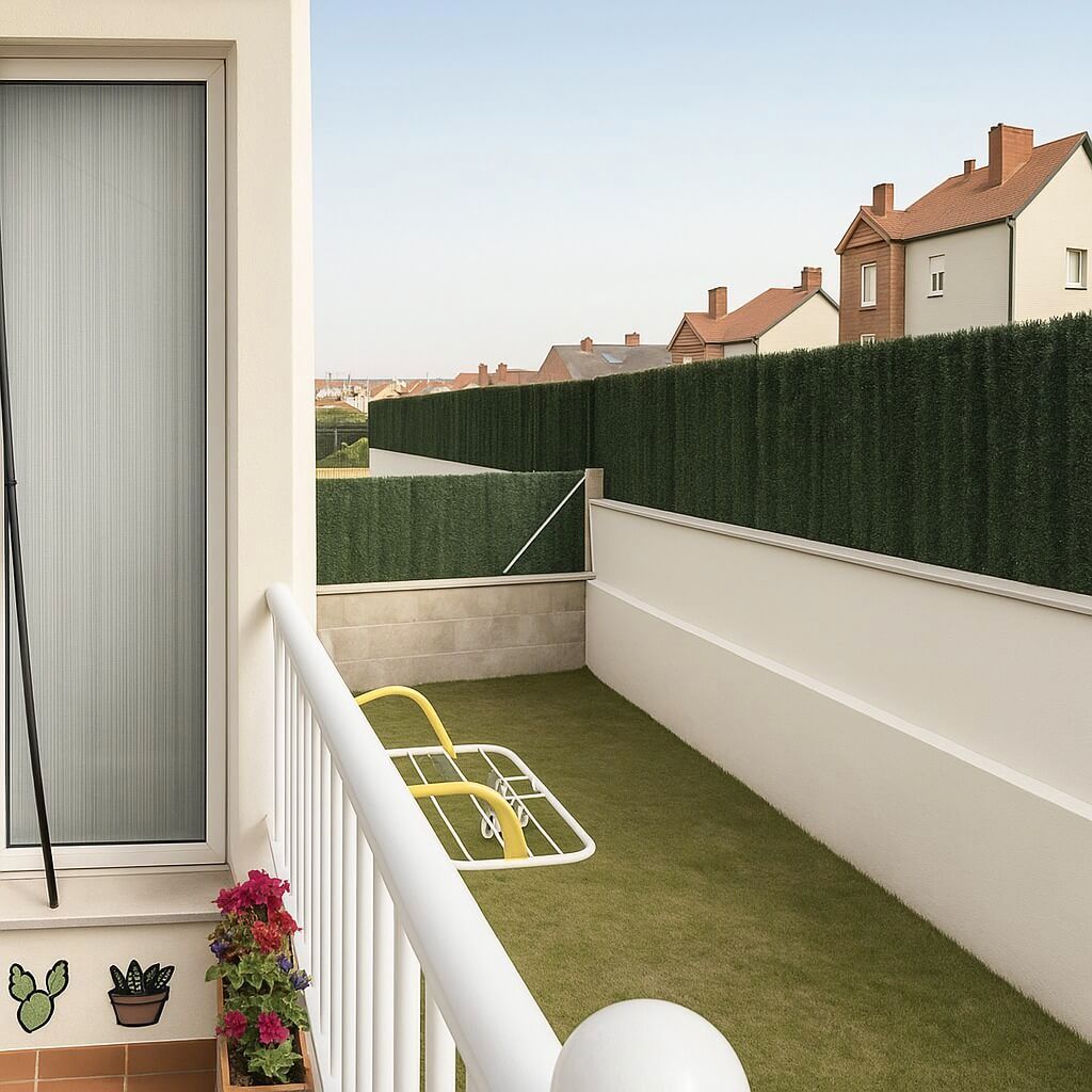 Terraza de Piso de alquiler en Bárcena de Cicero con Calefacción, Terraza y Trastero