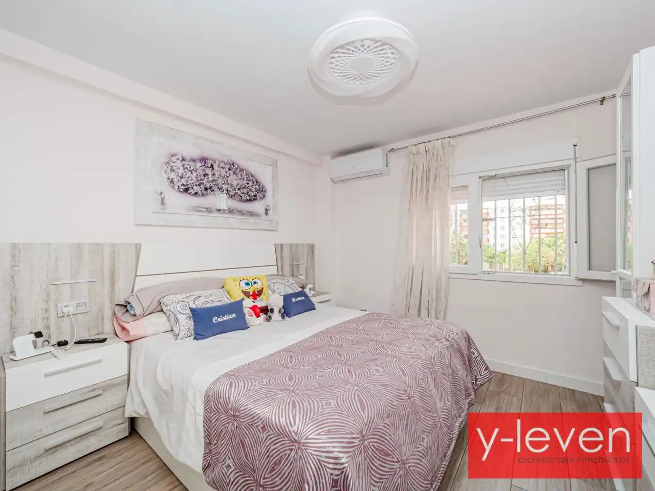 Bedroom of Flat for sale in Málaga  with Air Conditioner