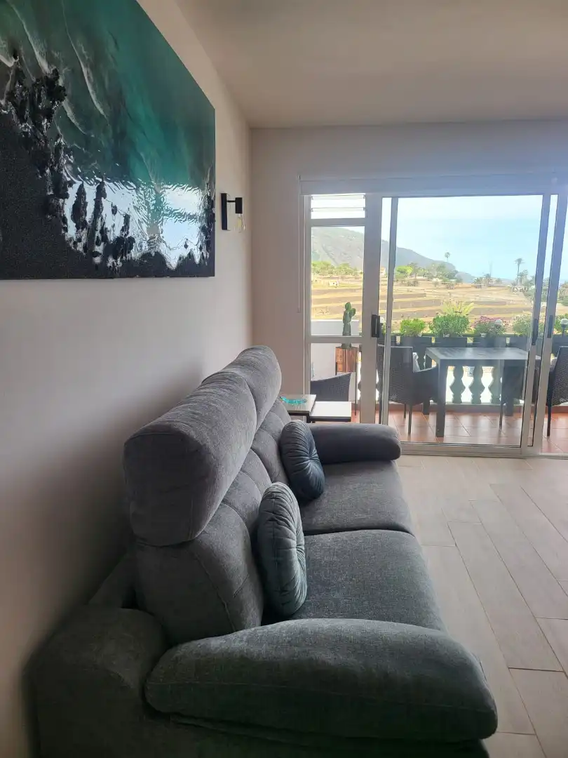Sala de estar de Piso en venta en Los Realejos con Terraza, Amueblado y Horno