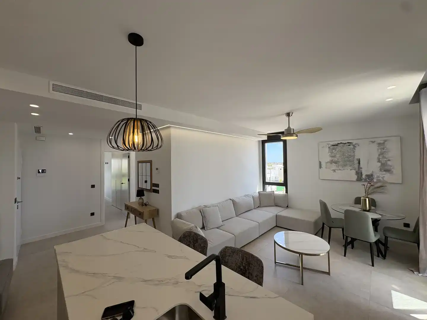 Sala d'estar de Pis en venda en Torre-Pacheco amb Aire condicionat, Piscina i Balcó