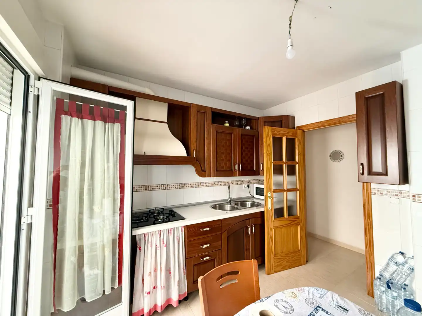 Kitchen of Flat for sale in Roquetas de Mar  with Terrace and Furnished