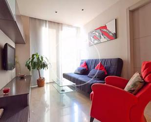 Living room of Flat to rent in  Barcelona Capital  with Air Conditioner, Heating and Furnished