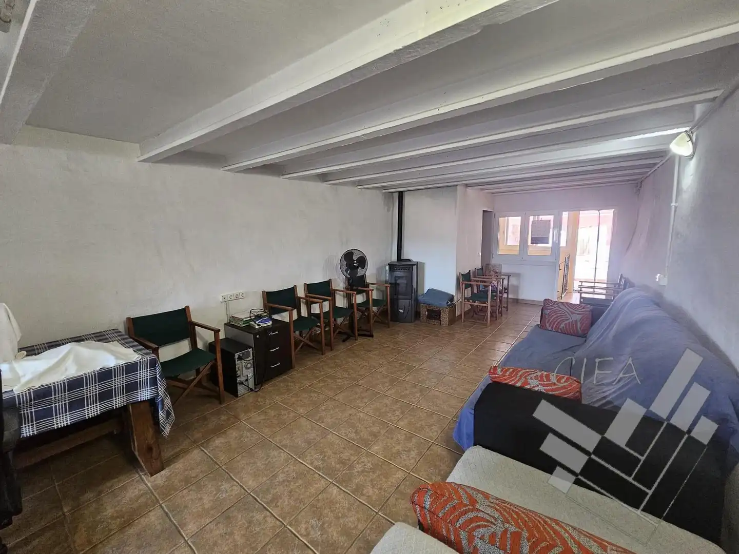 Sala d'estar de Finca rústica en venda en Càlig amb Terrassa i Moblat