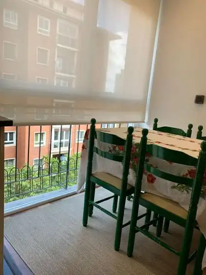 Terraza de Piso de alquiler en  Pamplona / Iruña con Calefacción, Parquet y Amueblado