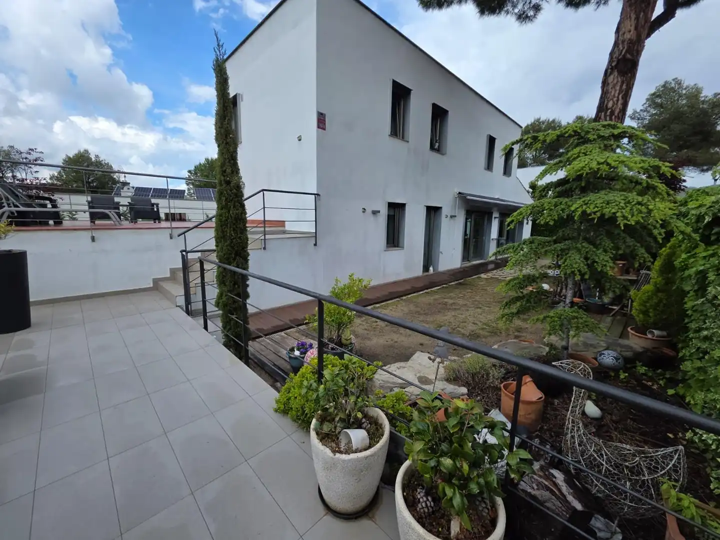 Vista exterior de Casa o xalet en venda en Castellolí amb Calefacció, Jardí privat i Terrassa