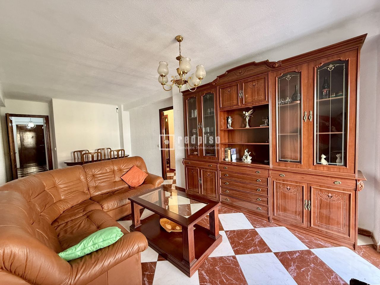 Living room of Flat for sale in Málaga Capital  with Terrace and Alarm