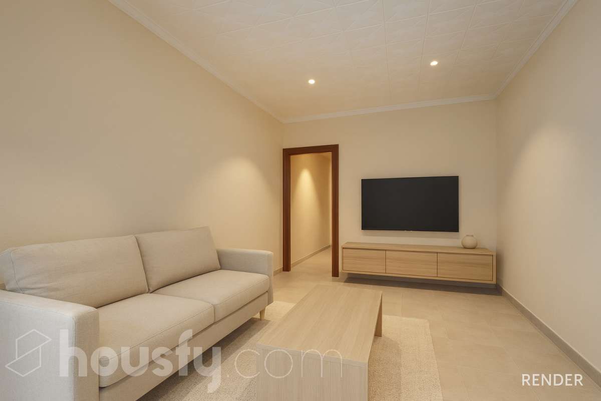 Sala d'estar de Pis en venda en Esplugues de Llobregat amb Balcó