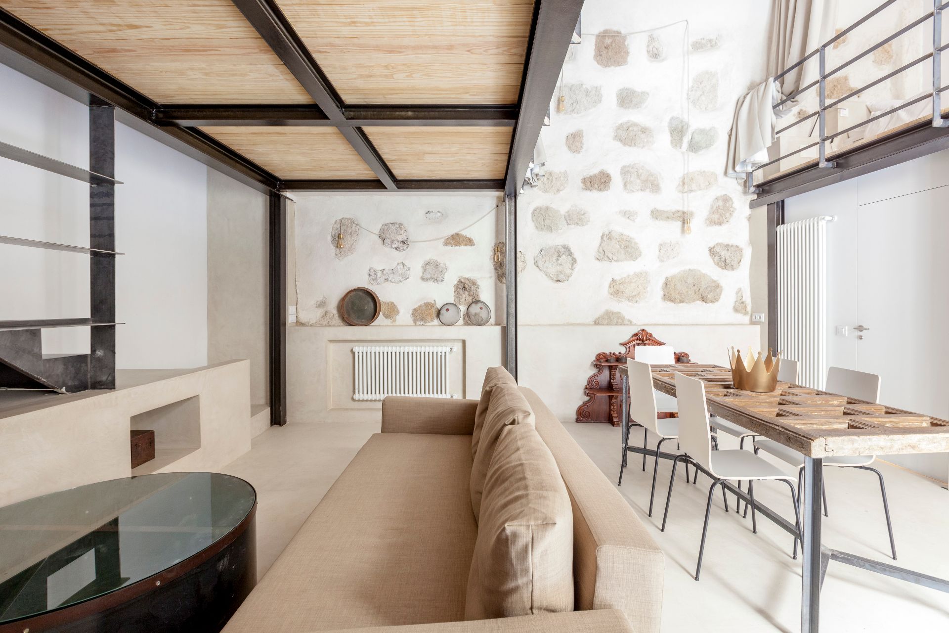 Sala d'estar de Dúplex de lloguer en  Madrid Capital amb Aire condicionat, Calefacció i Parquet