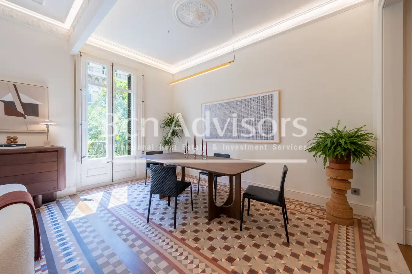 Menjador de Apartament en venda en Barcelona amb Aire condicionat, Calefacció i Terrassa