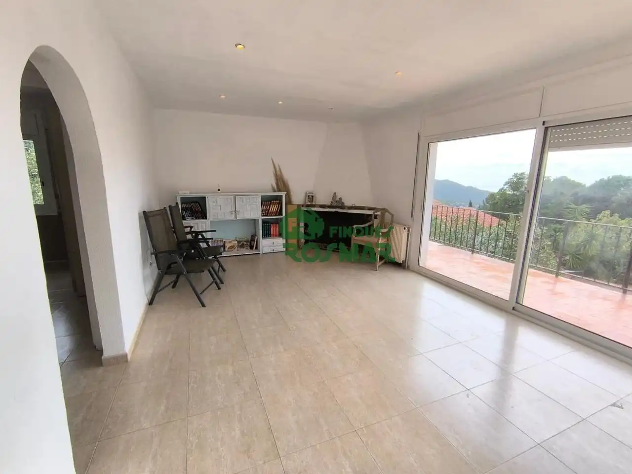Sala de estar de Casa o chalet en venta en Lloret de Mar con Jardín privado