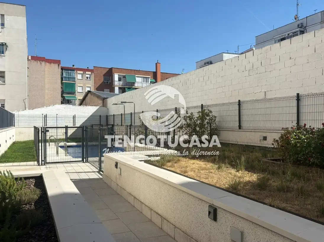 Terrasse von Wohnung zur Miete in Madrid mit Klimaanlage, Heizung und Privatgarten