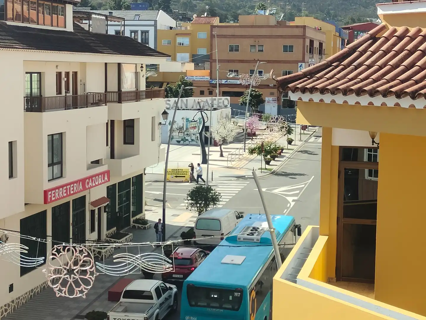 Vista exterior de Piso en venta en Vega de San Mateo con Terraza, Trastero y Amueblado