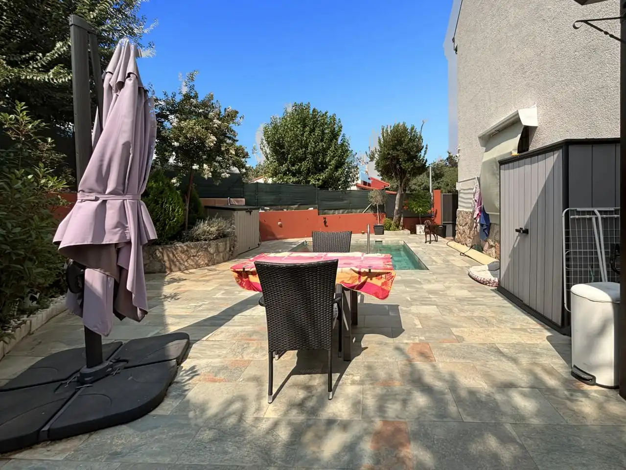 Terrassa de Casa adosada en venda en Moralzarzal amb Aire condicionat, Calefacció i Jardí privat
